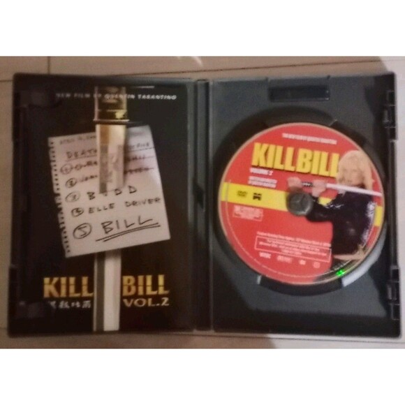 Kill Bill Volume 2 Quentin Tarantino Uma Thurman Action DVD VGUC - Picture 2 of 3